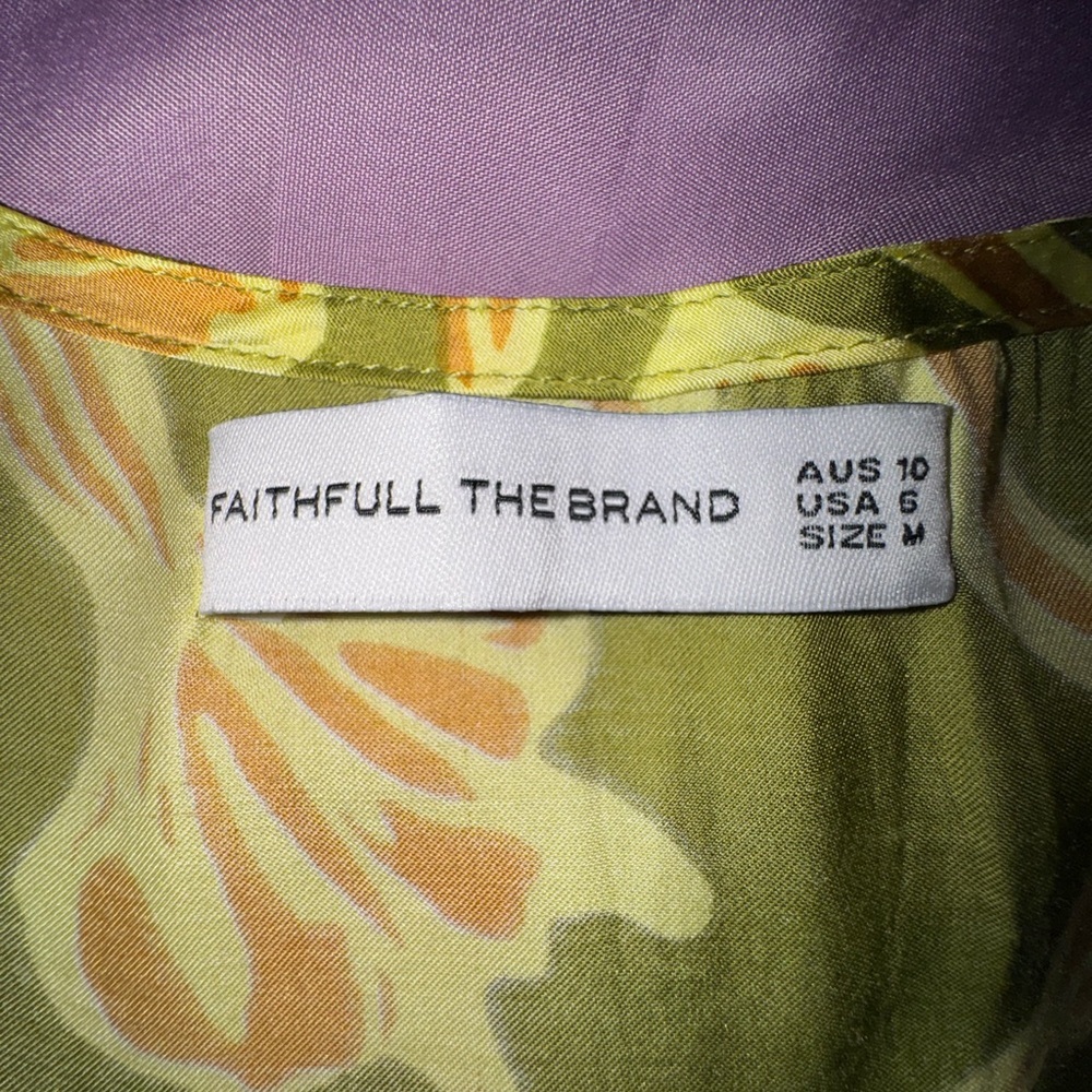 Faithful the Brand Sheena Mini Dress in Faro Floral size US 6 EUC - Picture 10 of 12